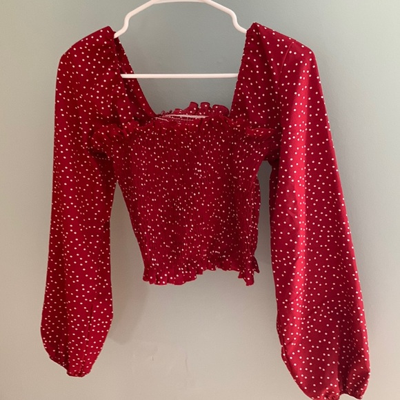 Long sleeve crop top - Picture 1 of 3